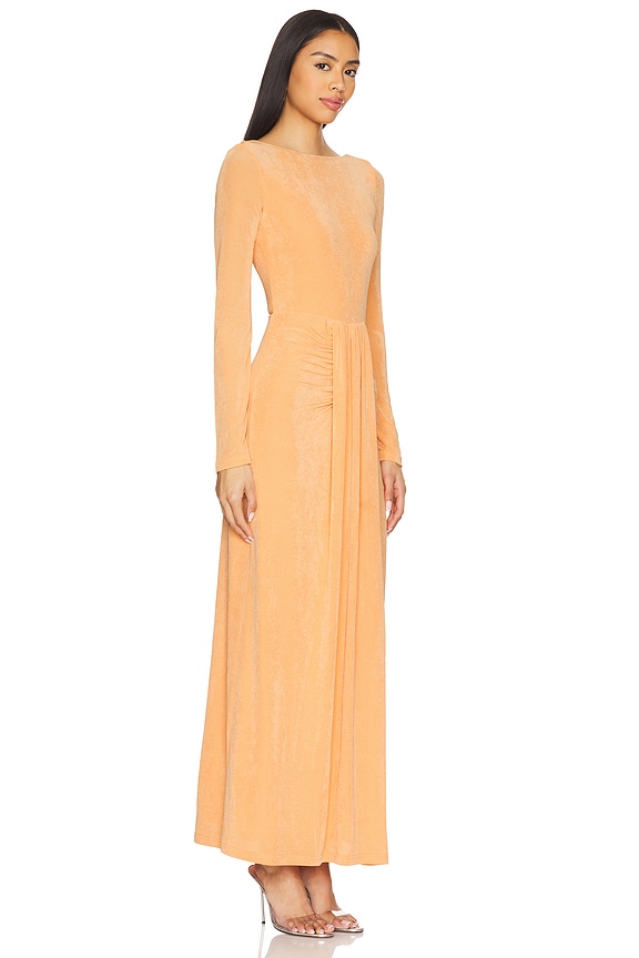 view 2 of 3 Dakota Maxi Dress in Apricot