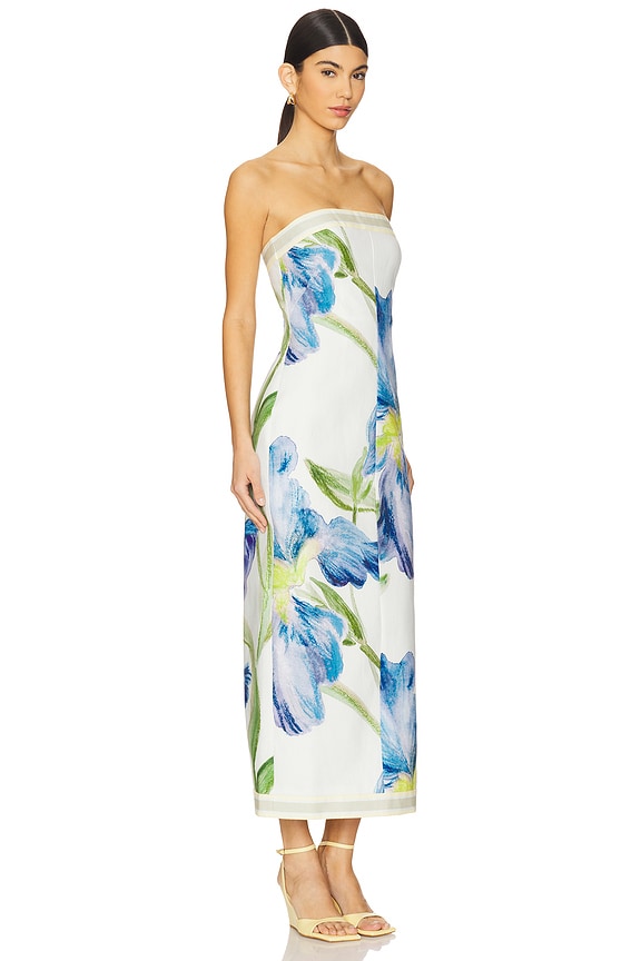 view 2 of 4 ПЛАТЬЕ МИДИ TESS in Iris Bouquet