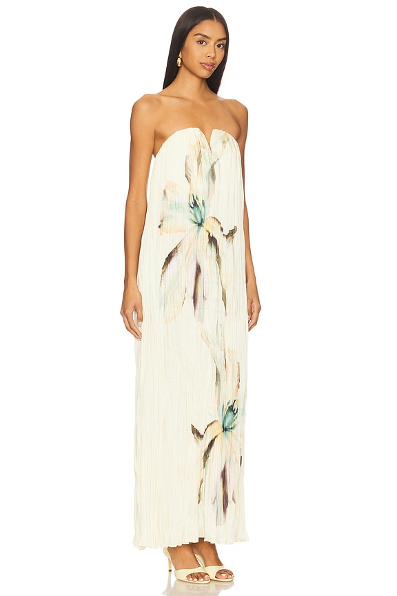 view 2 of 3 Lilian Maxi Dress in Cream Lilium