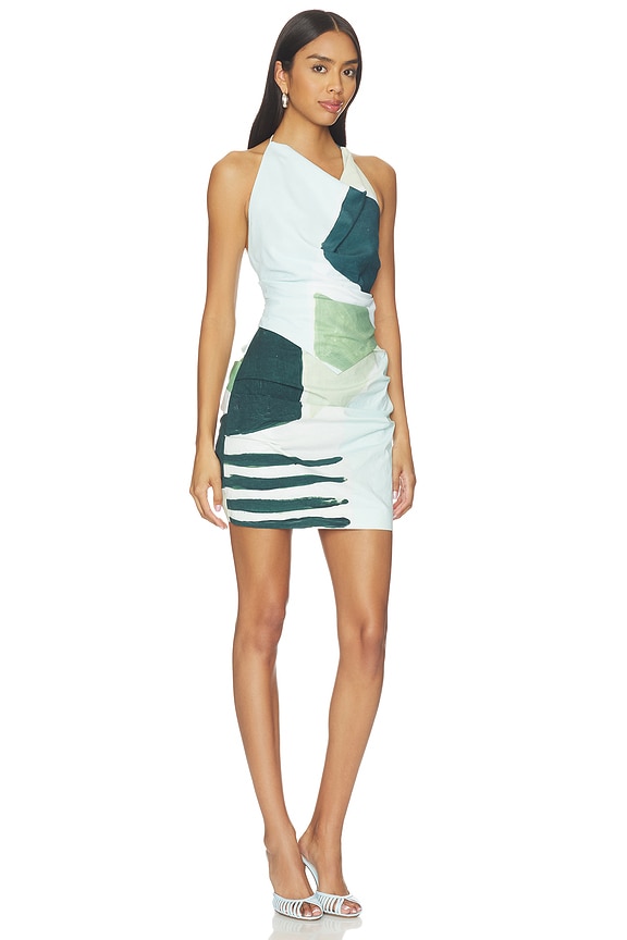 view 2 of 3 MINIVESTIDO EMIKO in Azurea Print