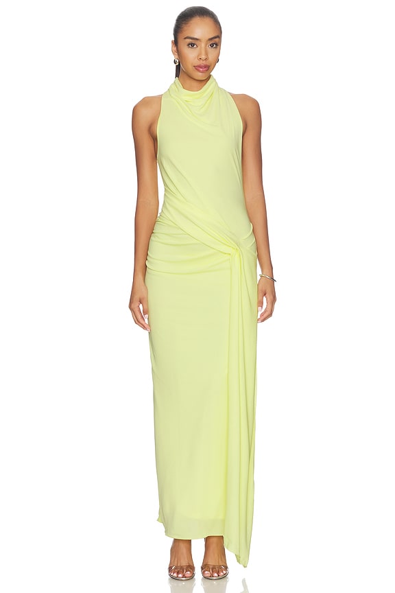 view 1 of 3 MAXIVESTIDO DRUE in Lemon Drop