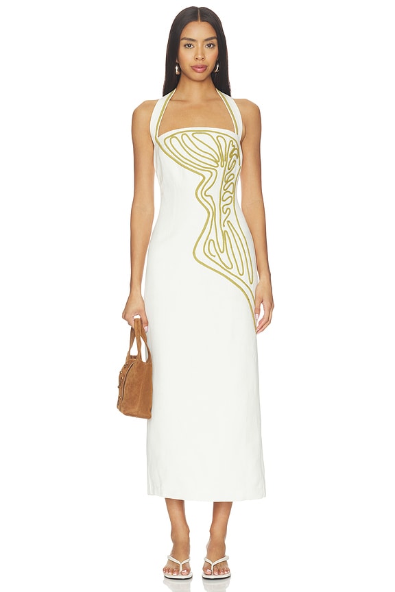 view 1 of 4 VESTIDO MIDI MCKENZIE in Maple Glaze