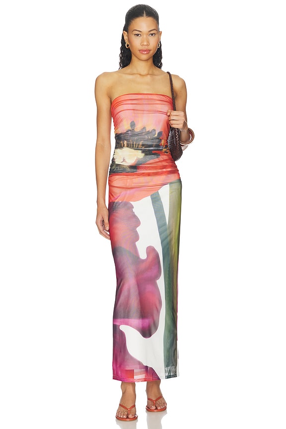 view 1 of 3 VESTIDO SURA in Poppy Botanic