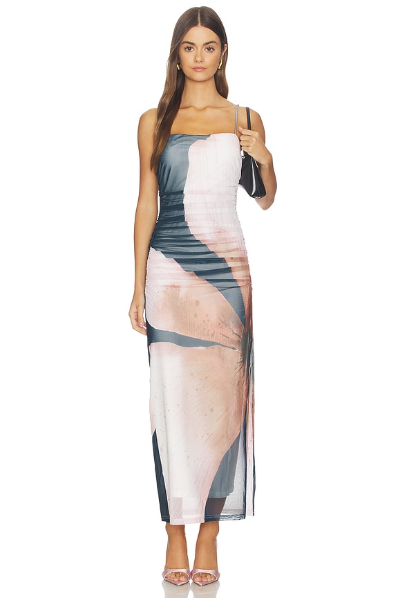 view 1 of 3 ROBE VERONA in Charcoal Petal Garden