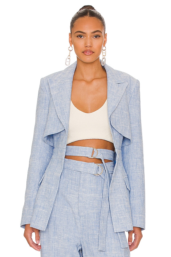 view 2 of 5 Lilah Blazer in Marine Blue