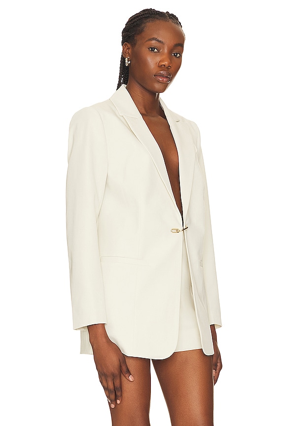 view 2 of 4 Emilia Blazer in Eggshell