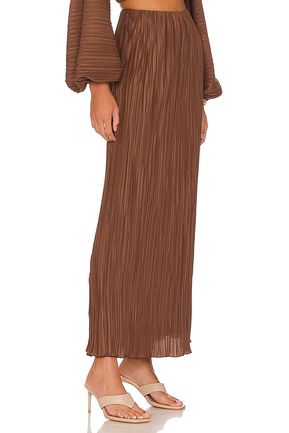 view 2 of 4 Adeline Skirt in Chocolate