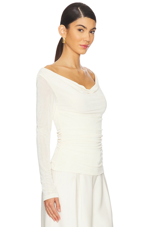 view 2 of 4 Luna Top in Pearl