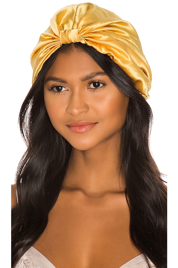 view 1 of 4 ENVOLTURA DE PELO HAIR WRAP in Golden Yellow
