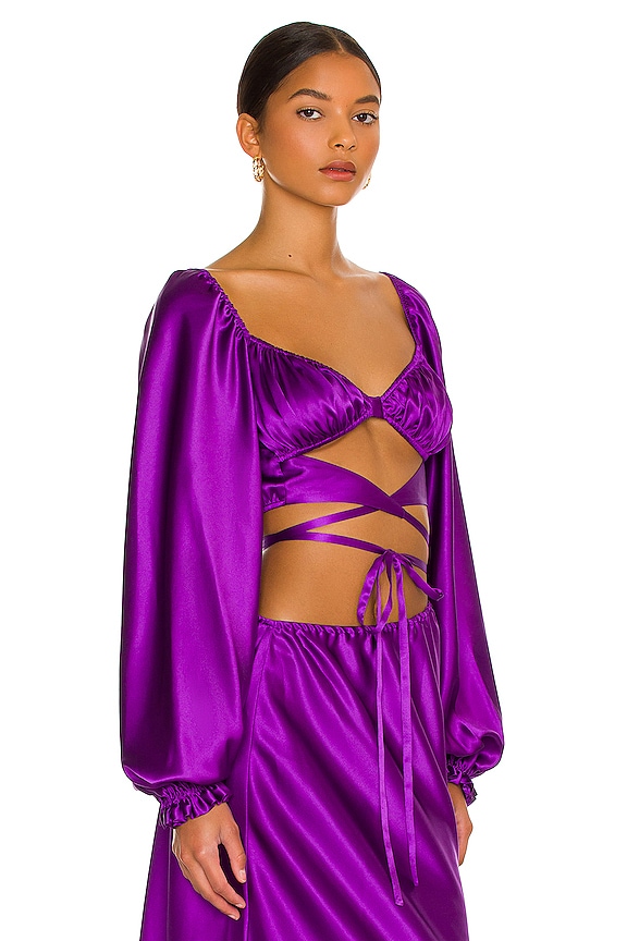 view 2 of 4 Estela Top in Purple