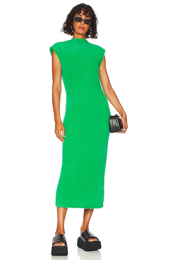 view 1 of 3 Runa Midi Dress in Grass Green