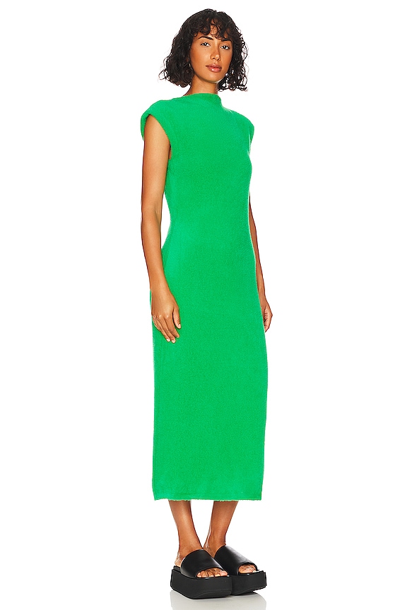 view 2 of 3 Runa Midi Dress in Grass Green