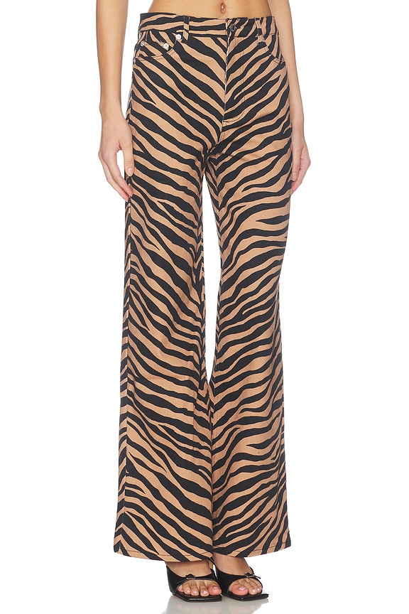 view 2 of 6 Rumie Printed Jeans in Tiger Stripe