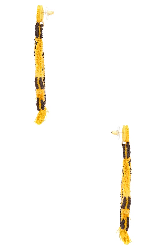 view 2 of 2 BOUCLES D'OREILLES BANANA in Yellow