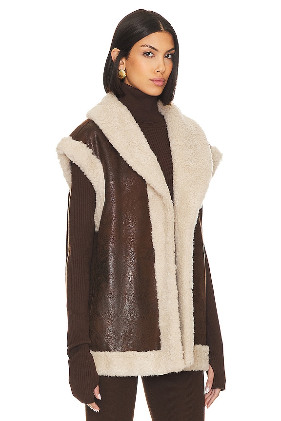 view 2 of 4 Jetz Vest in Choco Brown