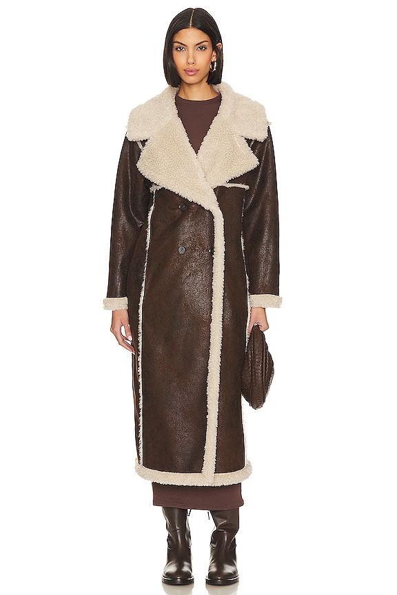 view 2 of 4 Jetz Coat in Choco Brown