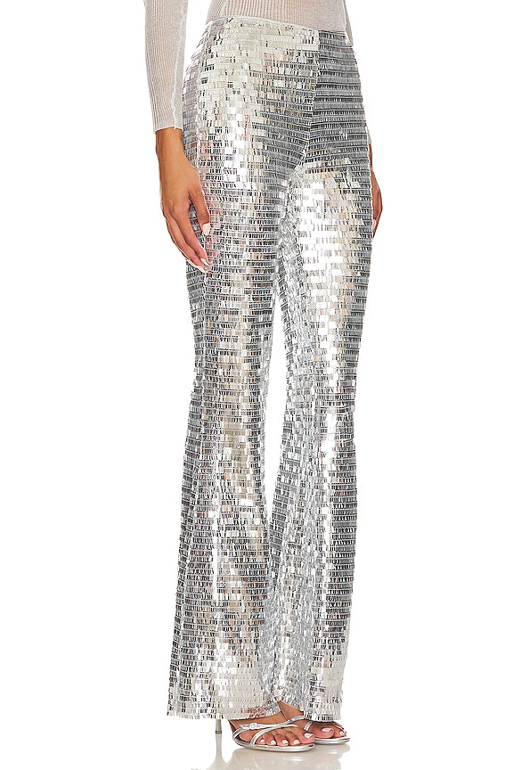 view 2 of 5 Sequin Robo Pant in Satellite Silver