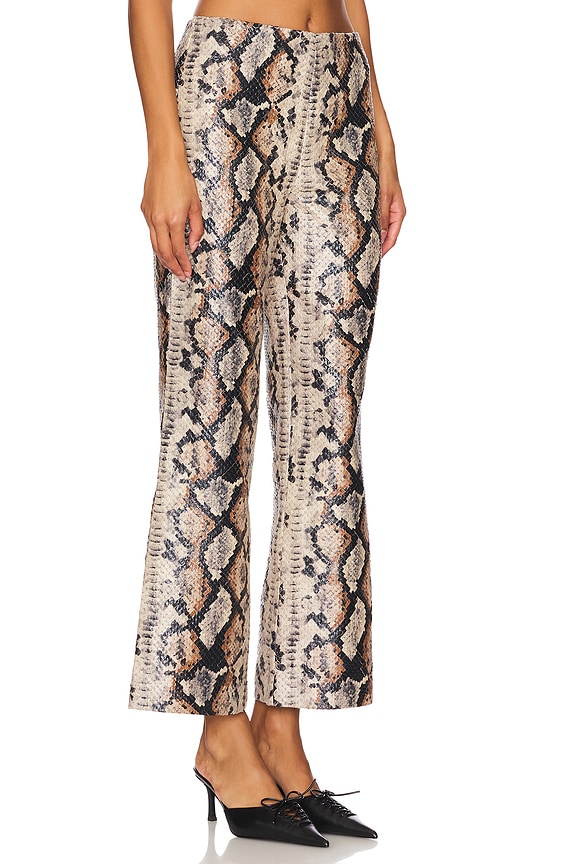 view 2 of 6 Pia Vegan Snake Pant in Snake Print