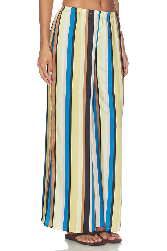 view 2 of 6 Nella Wide Leg Pant in Ocean Stripe