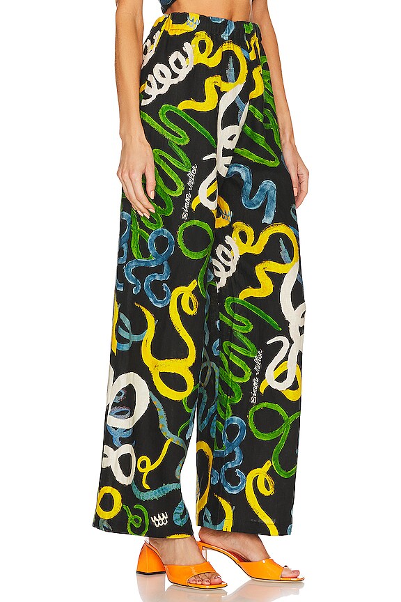 view 2 of 4 БРЮКИ VEDA in Snake Pit Print