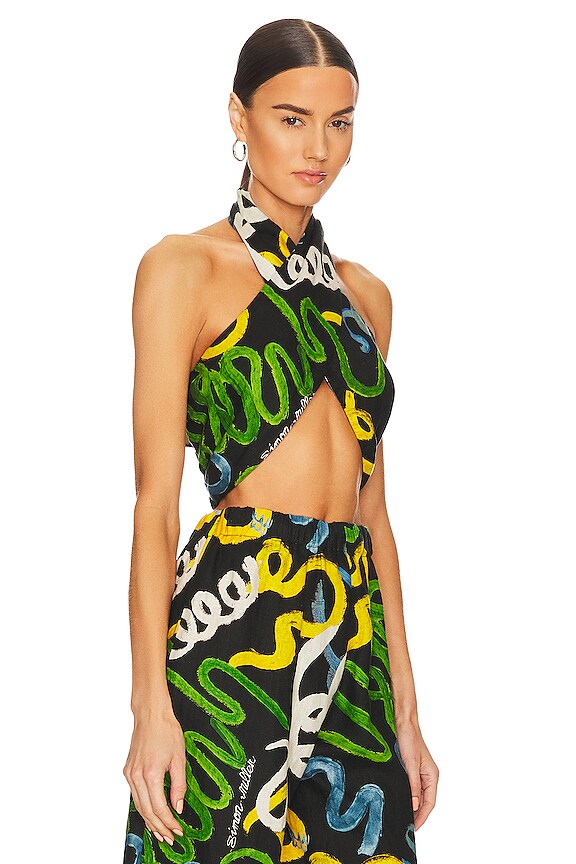 view 2 of 4 Dotta Top in Snake Pit Print