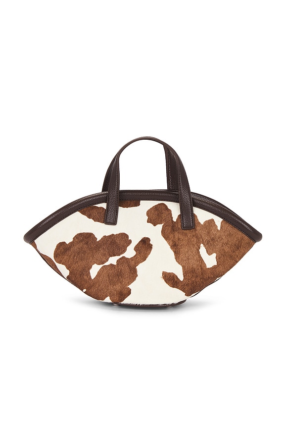 view 2 of 7 Mercado Mini Tote Bag in Cow Print
