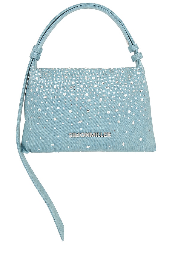view 1 of 4 Mini Puffin Bag in Denim & Crystal