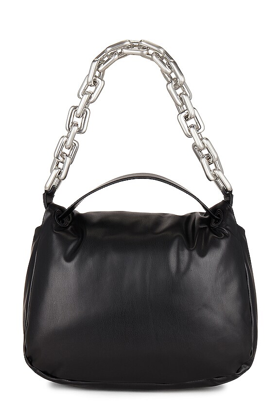view 2 of 4 SAC LINKED VEGAN LEATHER TURNOVER in Black