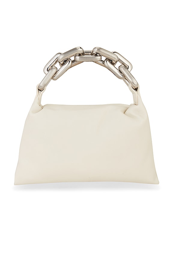 view 2 of 4 Linked Faux Leather Mini Puffin Bag in Macadamia