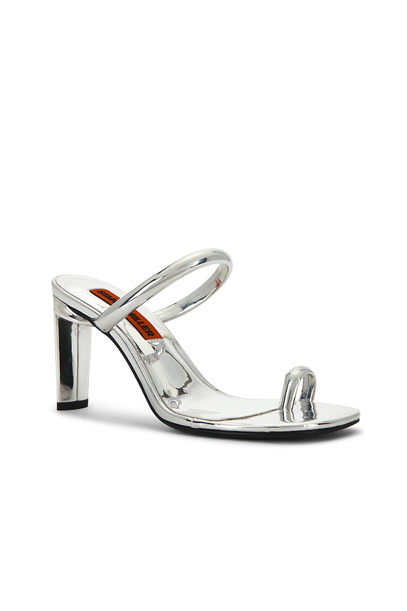 view 2 of 5 Pipe Heel in Silver