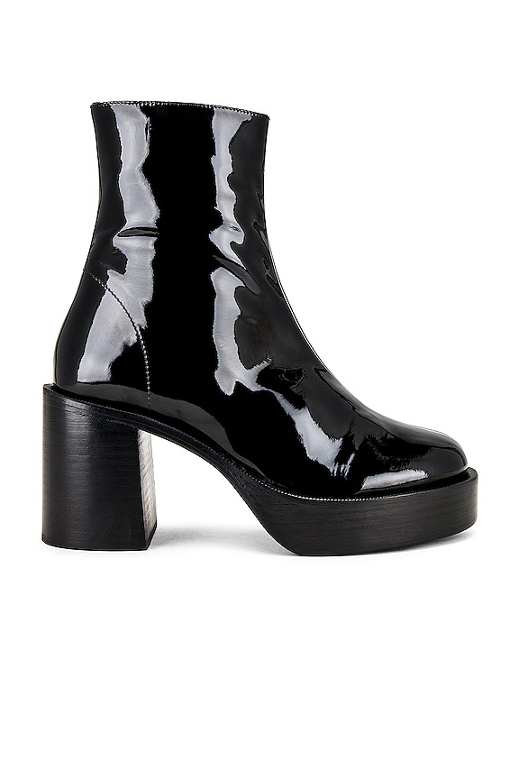 view 1 of 5 Low Raid Boot in Black Patent
