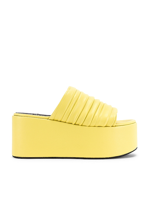 view 1 of 5 Vegan Coaster Platform Sandal in Kiwi