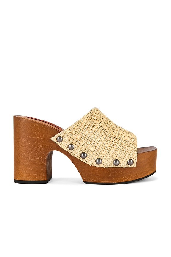 view 1 of 5 SANDALIA SOL WOOD in Natural