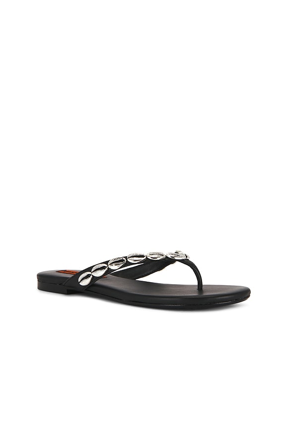 view 2 of 5 САНДАЛИИ RIVIERA THONG in Black & Silver