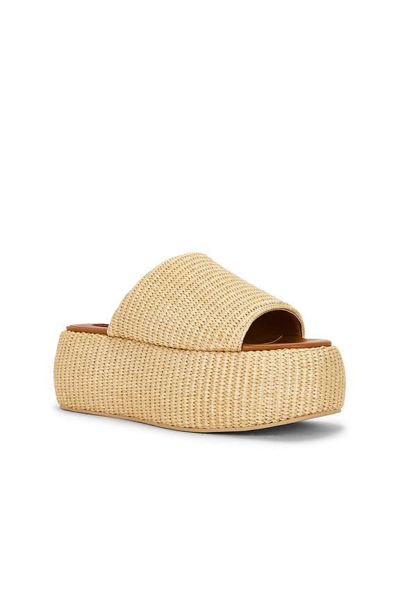 view 2 of 5 Raffia Cloudy Platform in Natural