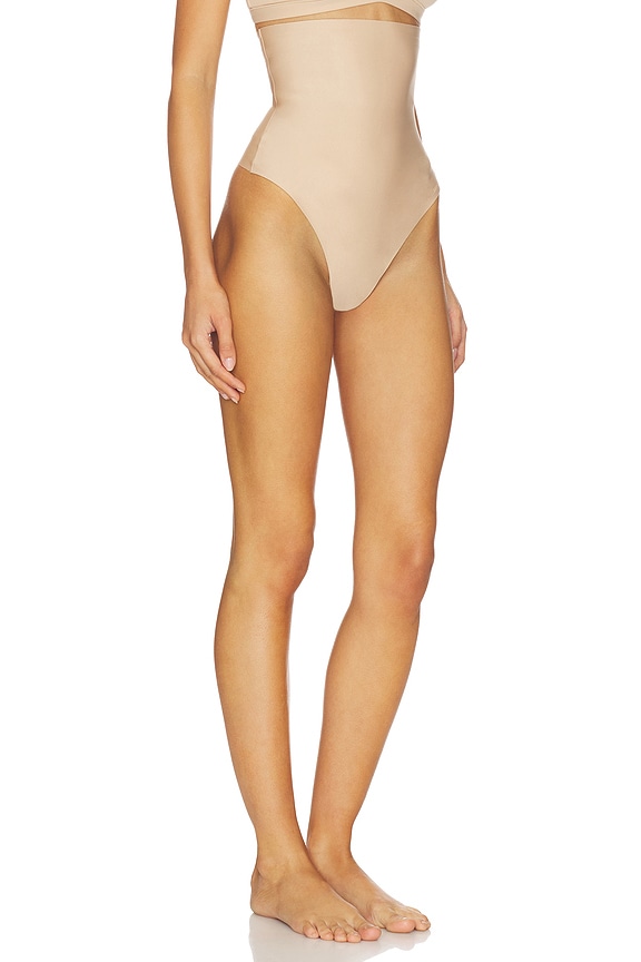 view 2 of 4 Body High Waisted Thong in Clay