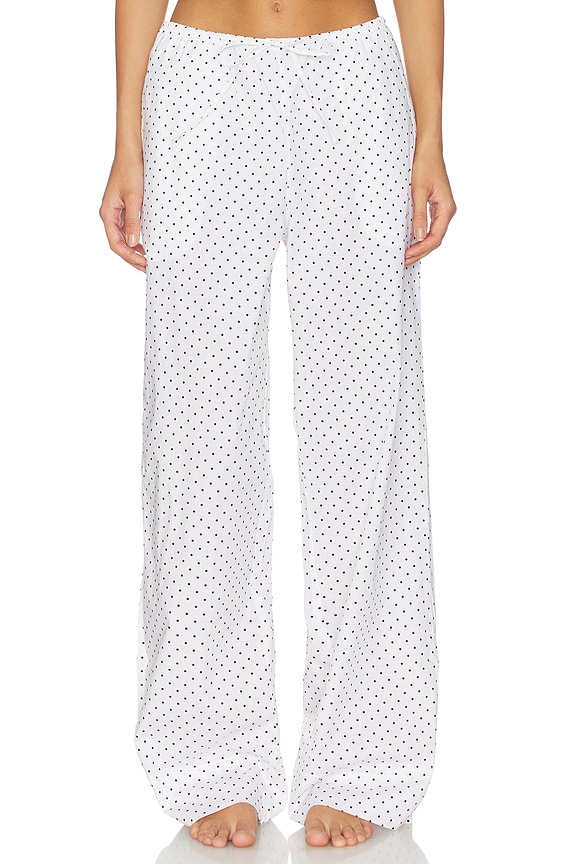 view 1 of 4 PYJAMA PANT & CAMI SET in Onyx Dot Print