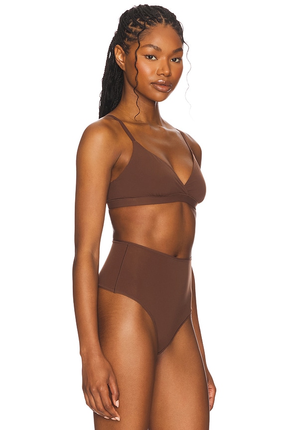 view 2 of 4 Fits Everybody Crossover Bralette in Cocoa