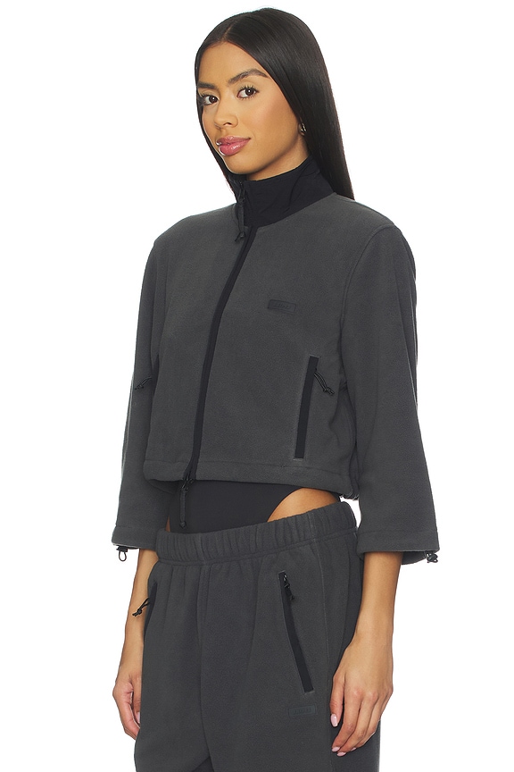 view 2 of 4 CHAQUETA CREMALLERA FLEECE LOUNGE in Ash Contrast