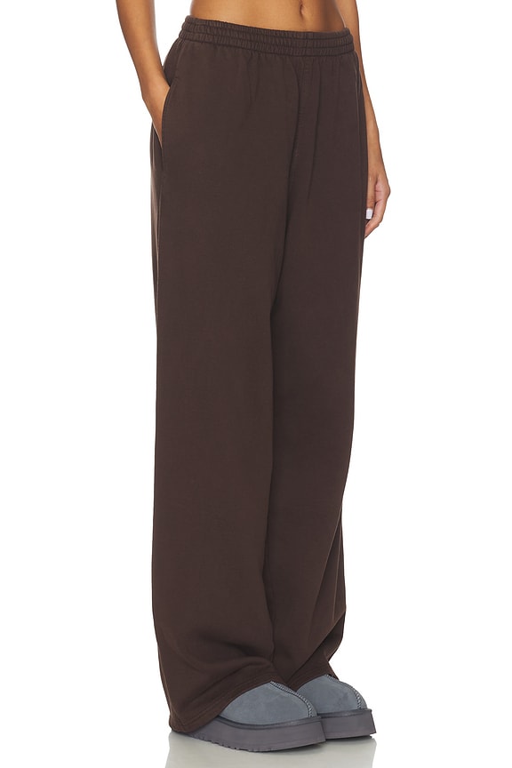 view 2 of 6 Boyfriend Fleece Sweatpant in Espresso