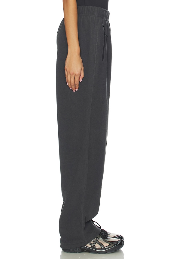 view 2 of 6 Fleece Lounge Straight Leg Pant in Ash Contrast
