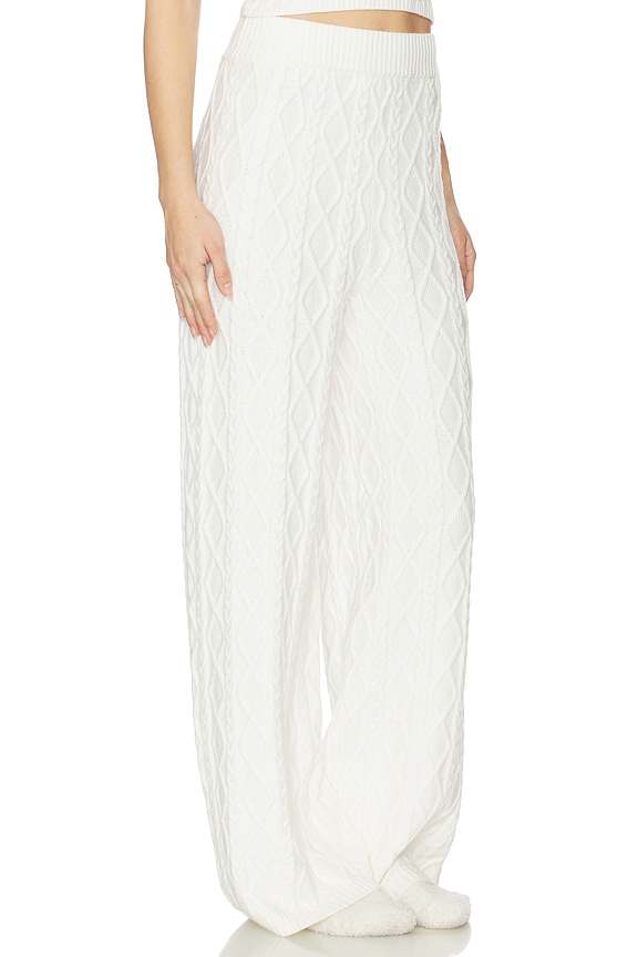 view 2 of 6 Sweater Knit Straight Leg Pant in Ivory