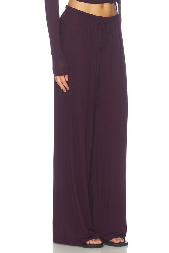view 2 of 6 Cloud Sleep Pant in Currant