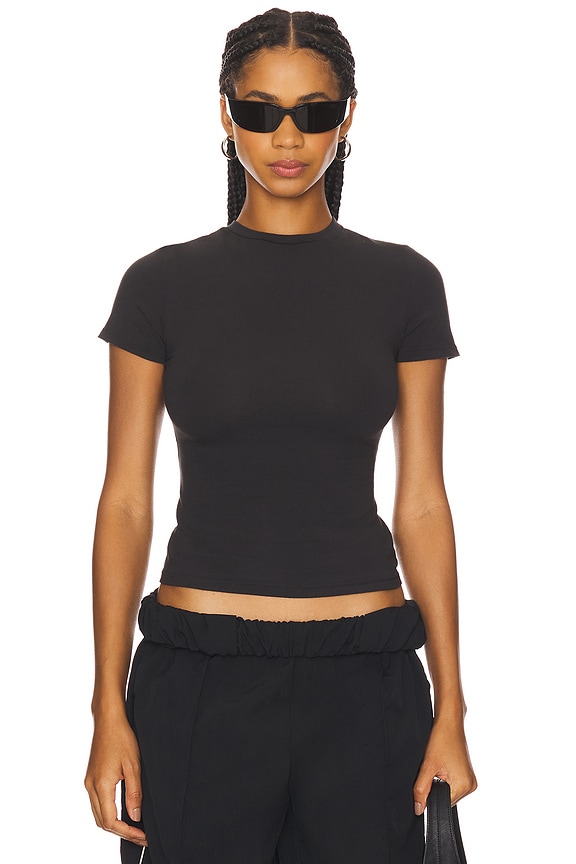 view 2 of 5 Cotton Jersey 2 Pack T-Shirt in Soot