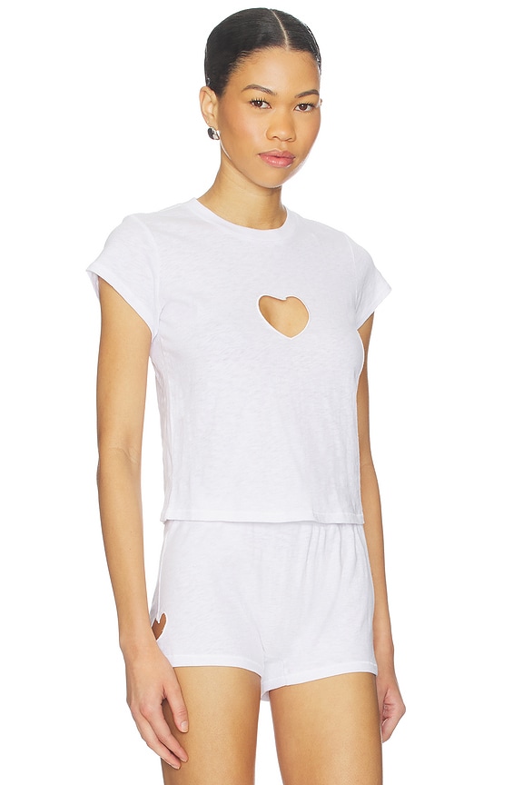 view 2 of 4 Worn in Jersey Baby T-shirt in Snow