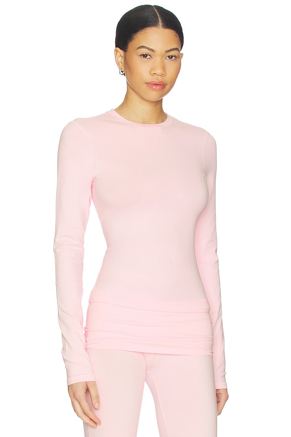 view 2 of 4 롱슬리브 티셔츠 in Cherry Blossom