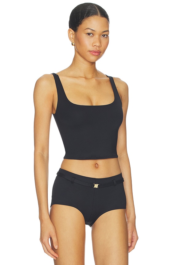 view 2 of 4 HAUT DE MAILLOT DE BAIN ICONIC SWIM in Obsidian