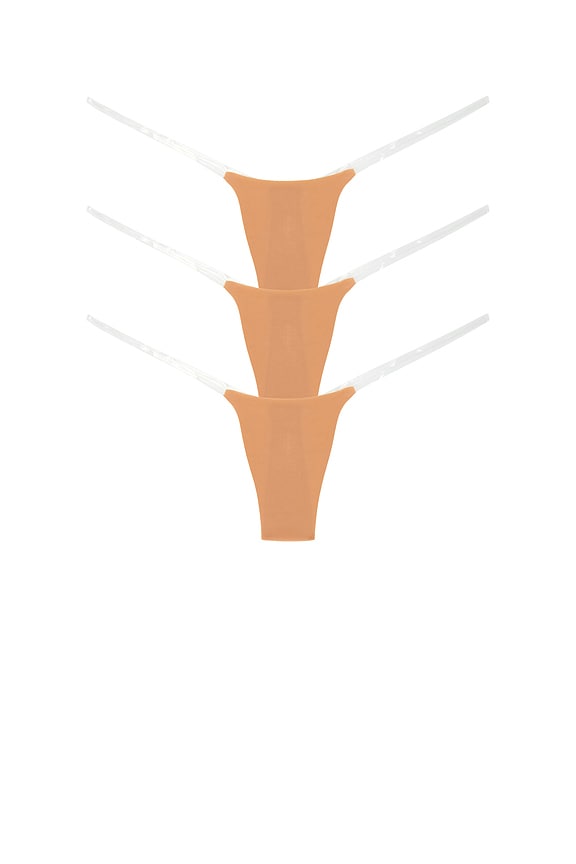 view 1 of 2 3-pack Nude Invisible Underwear in Sunkissed Sand