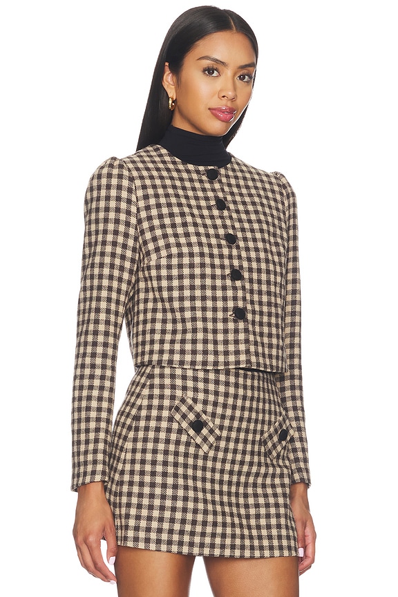view 2 of 5 Celeste Jacket in Twill Check