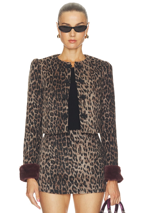 view 2 of 6 Valeria Jacket in Leopard